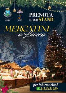 Natale a Lucera, tante le iniziative in preparazione