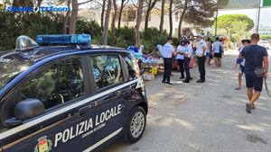 Polizia Locale di Lesina effettua controlli nelle località di mare