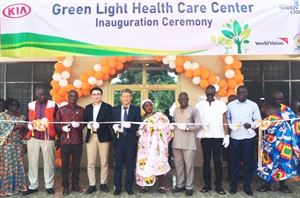 Kia Motors sostiene l'assistenza sanitaria in Ghana con l'apertura di un nuovo centro Green Light